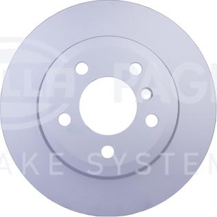 HELLA PAGID 8DD 355 114-001 - Спирачен диск vvparts.bg