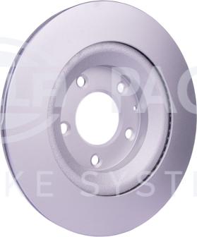 HELLA PAGID 8DD 355 115-211 - Спирачен диск vvparts.bg