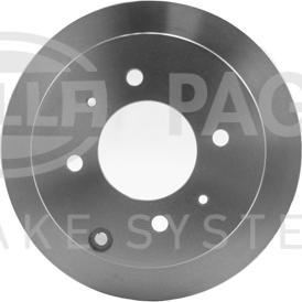 HELLA PAGID 8DD 355 110-941 - Спирачен диск vvparts.bg