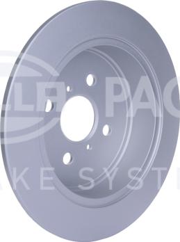 HELLA PAGID 8DD 355 110-491 - Спирачен диск vvparts.bg