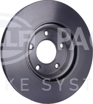 HELLA PAGID 8DD 355 110-891 - Спирачен диск vvparts.bg