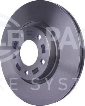 HELLA PAGID 8DD 355 110-891 - Спирачен диск vvparts.bg