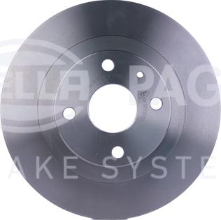 HELLA PAGID 8DD 355 110-861 - Спирачен диск vvparts.bg