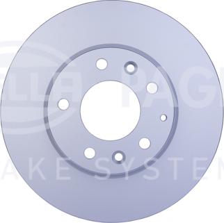 HELLA PAGID 8DD 355 110-361 - Спирачен диск vvparts.bg