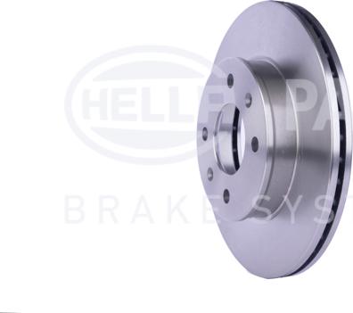 HELLA PAGID 8DD 355 111-431 - Спирачен диск vvparts.bg