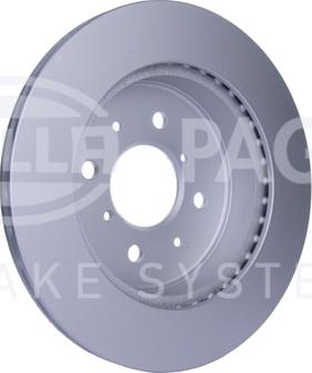 HELLA PAGID 8DD 355 111-591 - Спирачен диск vvparts.bg