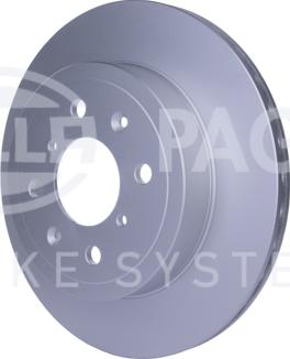 HELLA PAGID 8DD 355 111-591 - Спирачен диск vvparts.bg