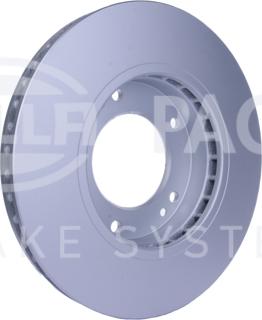 HELLA PAGID 8DD 355 118-081 - Спирачен диск vvparts.bg