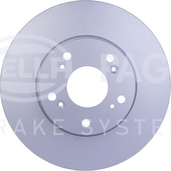 HELLA PAGID 8DD 355 118-761 - Спирачен диск vvparts.bg