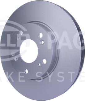 HELLA PAGID 8DD 355 118-761 - Спирачен диск vvparts.bg