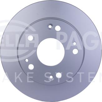 HELLA PAGID 8DD 355 118-731 - Спирачен диск vvparts.bg