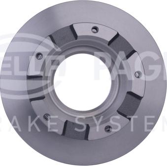 HELLA PAGID 8DD 355 113-811 - Спирачен диск vvparts.bg