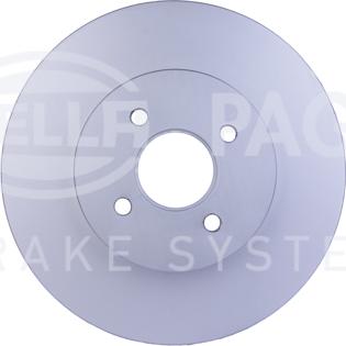 HELLA PAGID 8DD 355 112-091 - Спирачен диск vvparts.bg