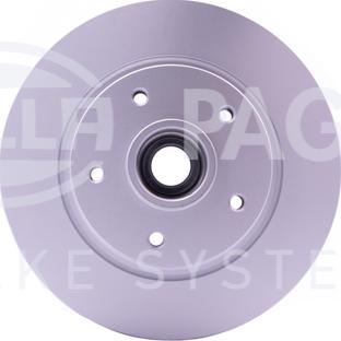 HELLA PAGID 8DD 355 117-351 - Спирачен диск vvparts.bg