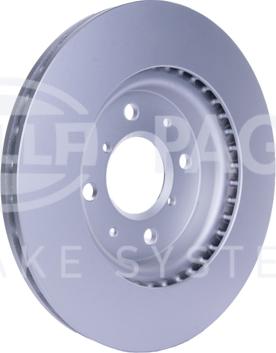 HELLA PAGID 8DD 355 117-371 - Спирачен диск vvparts.bg