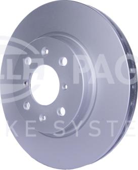 HELLA PAGID 8DD 355 117-371 - Спирачен диск vvparts.bg