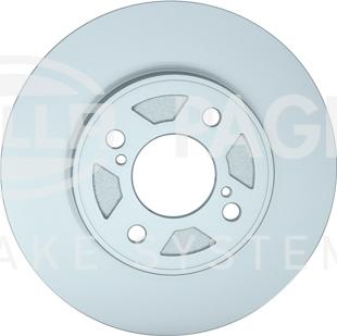 HELLA PAGID 8DD 355 132-051 - Спирачен диск vvparts.bg