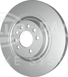 HELLA PAGID 8DD 355 132-761 - Спирачен диск vvparts.bg