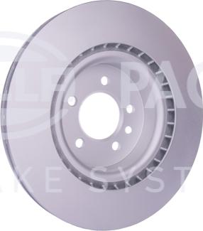 HELLA PAGID 8DD 355 129-501 - Спирачен диск vvparts.bg