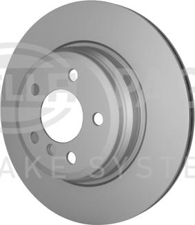 HELLA PAGID 8DD 355 129-641 - Спирачен диск vvparts.bg