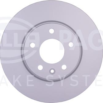 HELLA PAGID 8DD 355 129-171 - Спирачен диск vvparts.bg