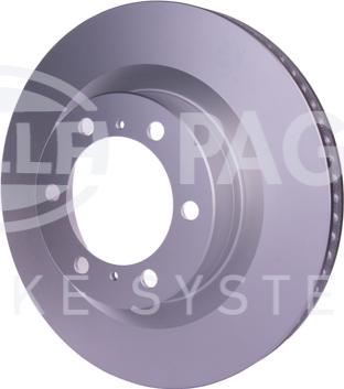 HELLA PAGID 8DD 355 129-861 - Спирачен диск vvparts.bg