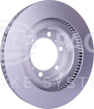 HELLA PAGID 8DD 355 129-861 - Спирачен диск vvparts.bg