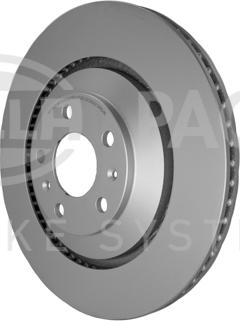 HELLA PAGID 8DD 355 129-801 - Спирачен диск vvparts.bg