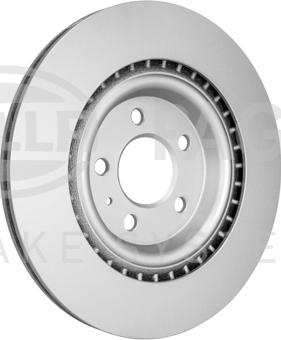 HELLA PAGID 8DD 355 129-381 - Спирачен диск vvparts.bg