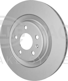 HELLA PAGID 8DD 355 129-381 - Спирачен диск vvparts.bg