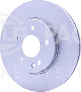 HELLA PAGID 8DD 355 125-541 - Спирачен диск vvparts.bg