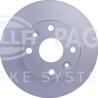 HELLA PAGID 8DD 355 125-531 - Спирачен диск vvparts.bg