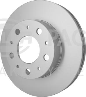 HELLA PAGID 8DD 355 125-261 - Спирачен диск vvparts.bg