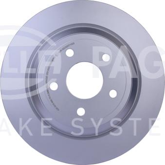 HELLA PAGID 8DD 355 126-571 - Спирачен диск vvparts.bg