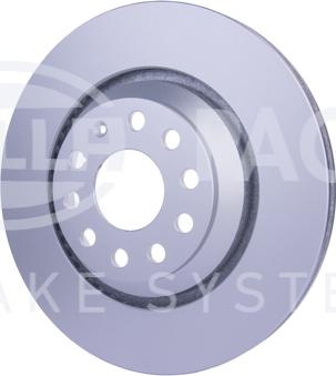 HELLA PAGID 8DD 355 128-451 - Спирачен диск vvparts.bg