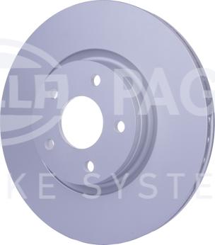 HELLA PAGID 8DD 355 128-471 - Спирачен диск vvparts.bg