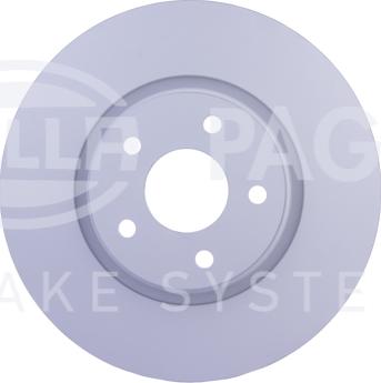 HELLA PAGID 8DD 355 128-471 - Спирачен диск vvparts.bg