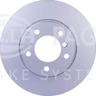 HELLA PAGID 8DD 355 128-101 - Спирачен диск vvparts.bg