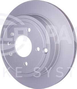 HELLA PAGID 8DD 355 128-821 - Спирачен диск vvparts.bg