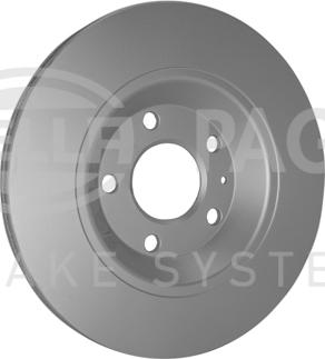 HELLA PAGID 8DD 355 128-391 - Спирачен диск vvparts.bg