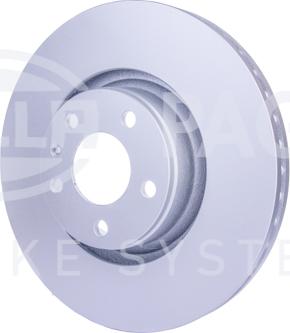 HELLA PAGID 8DD 355 128-301 - Спирачен диск vvparts.bg