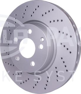 HELLA PAGID 8DD 355 128-791 - Спирачен диск vvparts.bg