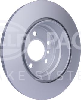 HELLA PAGID 8DD 355 128-761 - Спирачен диск vvparts.bg