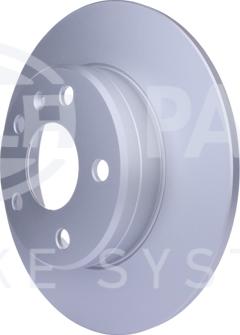 HELLA PAGID 8DD 355 122-821 - Спирачен диск vvparts.bg