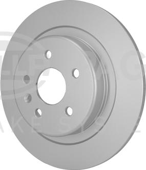 HELLA PAGID 8DD 355 122-741 - Спирачен диск vvparts.bg