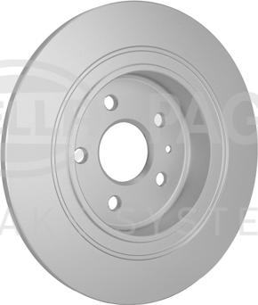 HELLA PAGID 8DD 355 122-741 - Спирачен диск vvparts.bg