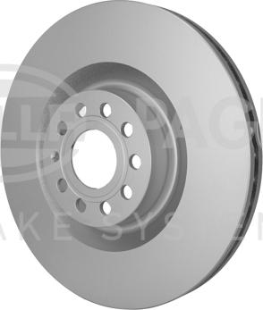 HELLA PAGID 8DD 355 127-981 - Спирачен диск vvparts.bg