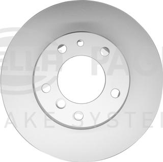 HELLA PAGID 8DD 355 127-021 - Спирачен диск vvparts.bg