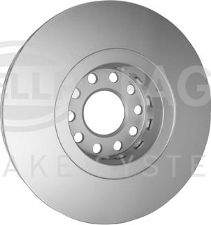 HELLA PAGID 8DD 355 127-191 - Спирачен диск vvparts.bg