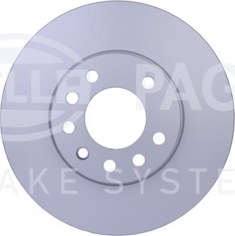 HELLA PAGID 8DD 355 127-381 - Спирачен диск vvparts.bg